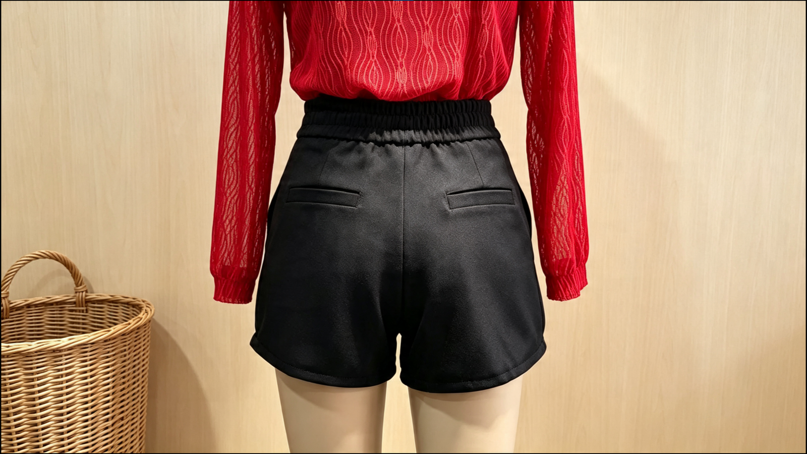 Calça reta